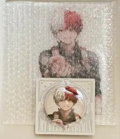 僕のヒーローアカデミア 轟焦凍 アクリルMEGAフィギュア 缶バッジ セット