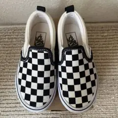 VANS チェッカーフラッグ スリッポン16cm