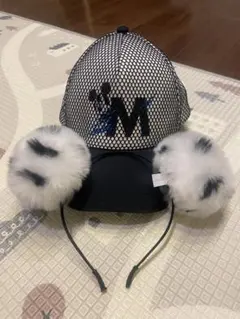 ディズニー メッシュキャップ ファー付きイヤーマフ