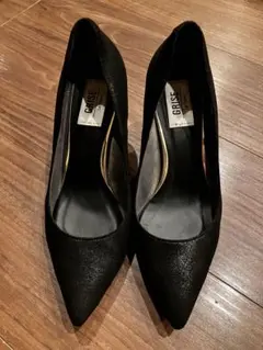 ルタロン　8cmヒール　ブラックパンプス