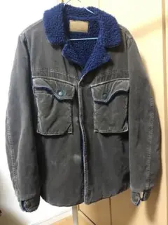 waste twice コーデュロイ ボア ジャケット brown Lサイズ