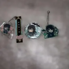 時透無一郎 アクリルキーホルダー 2点セット＆缶バッジ