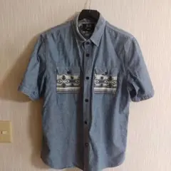 ILL'S XL デニム半袖シャツ