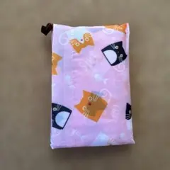 ⭐️新品未使用⭐️猫柄 エコバッグ 折りたたみ ピンク