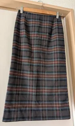 SHIPS シップス チェック柄タイトスカート S