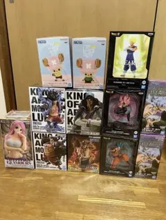 【未開封】ワンピース ドラゴンボール フィギュア まとめ売り 12体