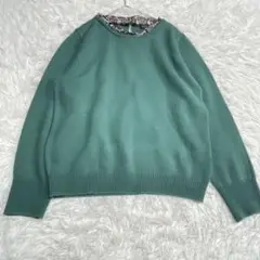美品　NIMES ニーム　ハイバルキー リバティ　プルオーバー　ニット　F