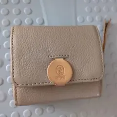 toleur トーラ コンパクトウォレットベージュ レザー