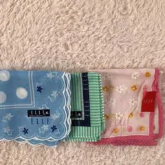 ELLEハンカチ3枚セットのサムネイル