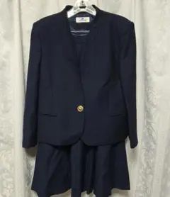 レディース　中古品　紺色スーツ　スカート