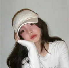 andmary Mary logo cap ivory