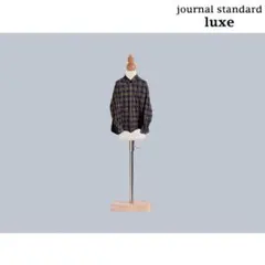 journal standard luxe】シャーリングチェック Bigシャツ - メルカリ