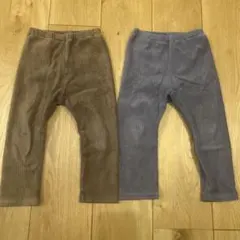 無印良品コーデュロイパンツ 90cm 2枚セット
