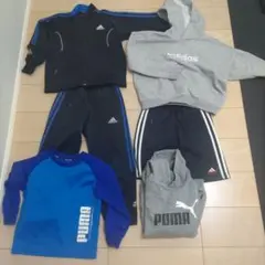 adidas/PUMA キッズ スポーツウェアセット