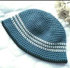 コットン　103 クラッシャーハット　クロシェハット　バケットハット