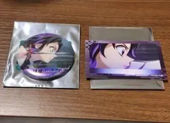 鬼滅の刃　胡蝶しのぶ　名場面ホログラム缶バッジ　名場面イラストカード