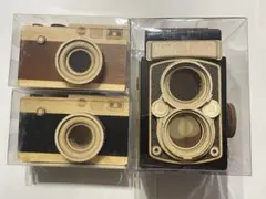 カルディ　木製カメラ 3点セットのサムネイル