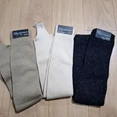 靴下屋　夏用レッグウェア3枚セット