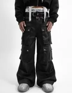 ROSEN KREUZ ワックス加工パンツ ROSEN KREUZ（ローゼンクロイツ） カーゴパンツ 「Rosen Kreuz」CURVE