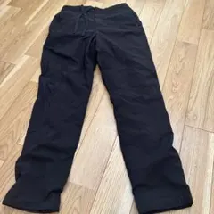 【美品】ユニクロ 暖パン 防風ウォームイージーパンツ 黒 M レディース