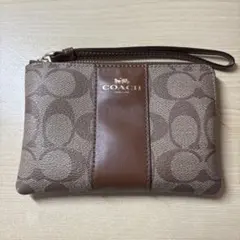 COACH ブラウン ポーチ