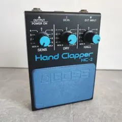 Boss HC-2 ハンドクラッパー 1980年代  ブラック ブルー 中古品 BOSS HC-2 Hand Clapper 日本製 - 奈良市のギター