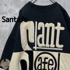 【ビンテージ】サンタフェ ロゴ刺繍 スウェット トレーナー 古着 レトロ 日本製のサムネイル