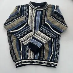 柄ニット 古着