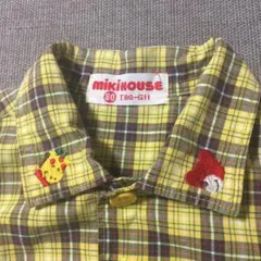 ミキハウス チェックシャツ 80