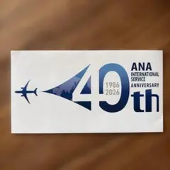 ANA 国際線就航40周年 ステッカー - メルカリ