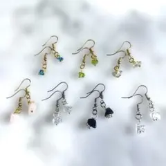 ③パワーストーンピアス【7ペアset】日替わり