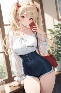 m674 AIイラスト　かわいい　A4ポスター