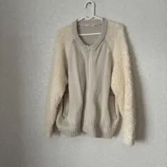 studioCLIP 3ゲージバルキーニットブルゾン　美品⭐️