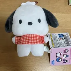 ポチャッコ ギンガムチェック がま口ポーチ