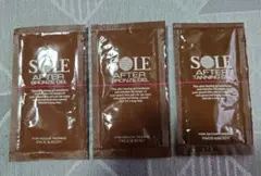 SOLE AFTER BRONZE & TANNING GEL 3点セット