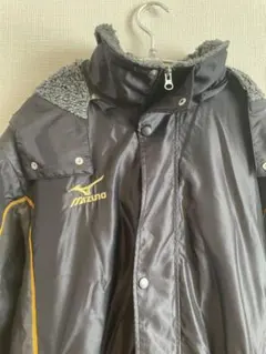 Mizuno ベンチコート ブラック　裏起毛　Mサイズ