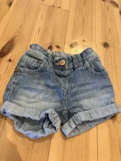 キッズ　ショートパンツ　デニム