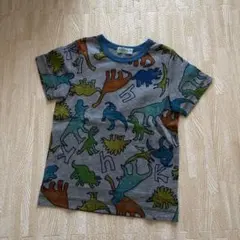 【未着用】hakka kids 恐竜柄 Tシャツのサムネイル