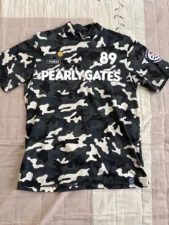 PEARLY GATES カモフラ柄 モックネックシャツ サイズ５