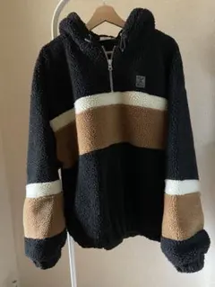 X-girl フリースジャケット フード付き