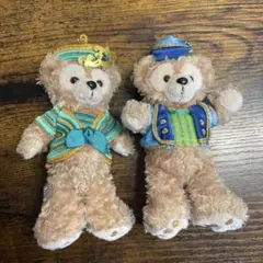 ダッフィー ぬいぐるみバッジ 2点セットのサムネイル