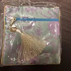 花柄ファスナーポーチ