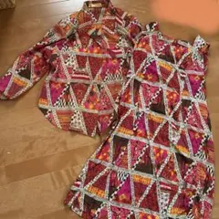 昭和レトロ　ワンピース　セットアップ