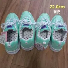 お値下げ最終価格☆4290円 新品未使用女の子小さめ22.0㎝スニーカーアルジーのサムネイル