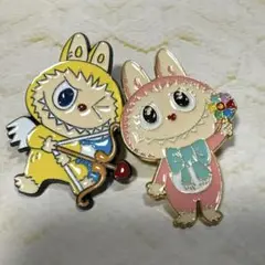 ラブブ　ピンバッジ　2つセット
