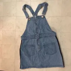デニム サロペット ジャンパースカート