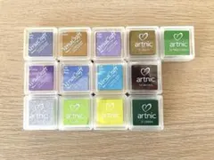 スタンプ台　インクパッド　13個セット