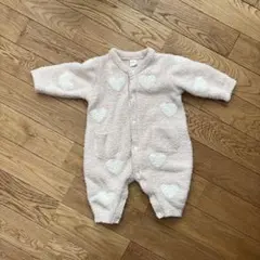 Cottoli ハート ふわふわ　ロンパース
