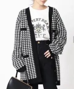 Deuxieme Classe ジャガードカーディガン