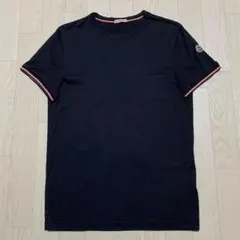 モンクレール シンプル ポケット ワッペン Tシャツ ネイビー M 4S273
